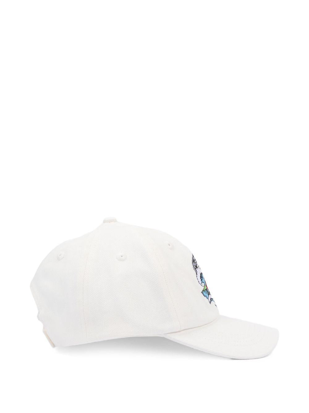 Cappello per bambino Casablanca Kids bianco con design ricamato KSP26HAT11601 WAVES CASABLANCA KIDS