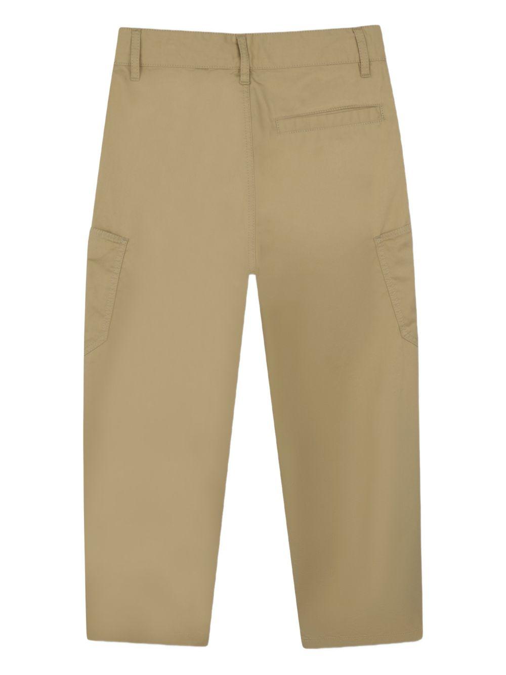 Pantaloni per bambino Givenchy Kids beige con tasche cargo H31093 222 GIVENCHY KIDS