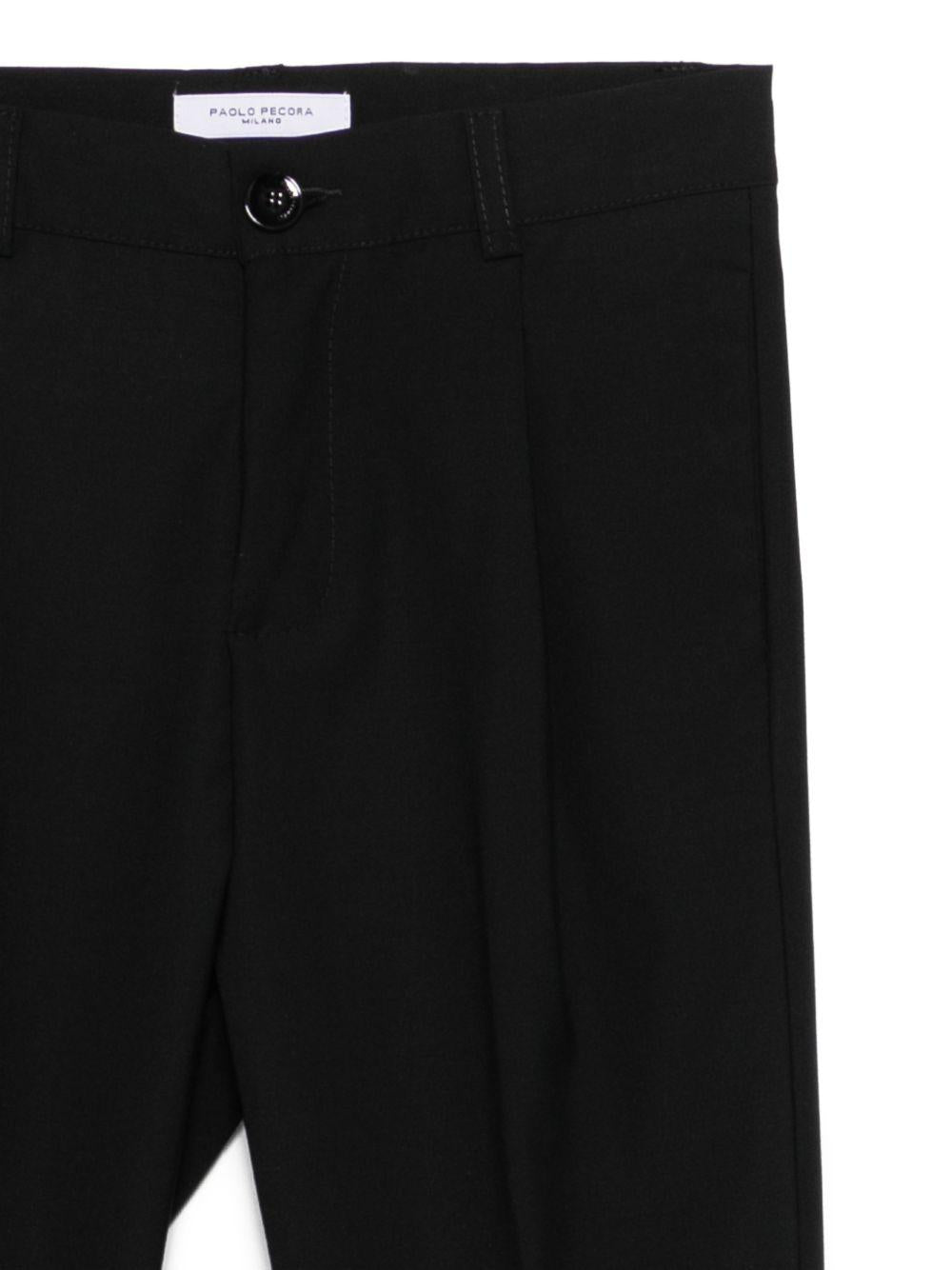 Completo per bambino Paolo Pecora Kids nero modello doppiopetto PP4212 NERO PAOLO PECORA KIDS