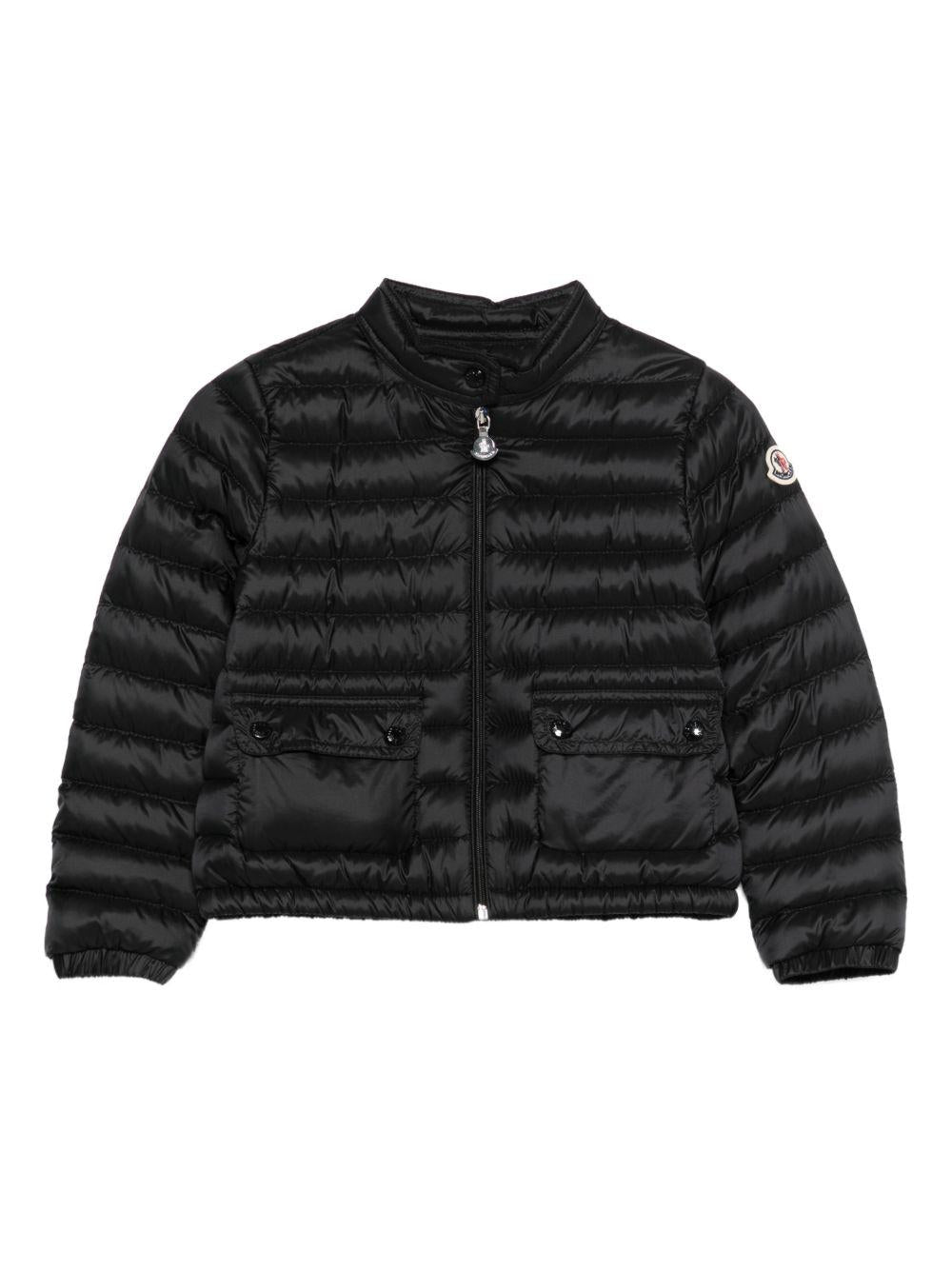 Piumino Lans per bambina Moncler Enfant nero con fodera in longue saison L19541A00032597YF 999 MONCLER ENFANT