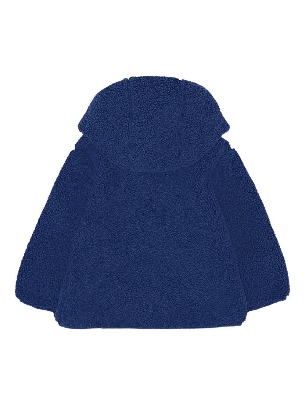 Giacca per neonati K-Way Kids The Jane blu in pile K41478W B3L K-WAY KIDS