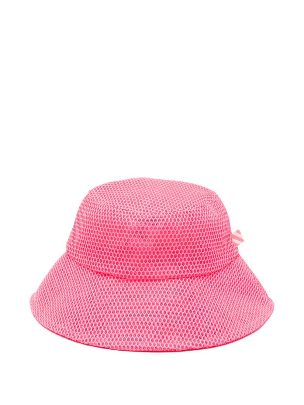 Cappello per bambina Billieblush rosa decorazione a fiori U22171 499 BILLIEBLUSH