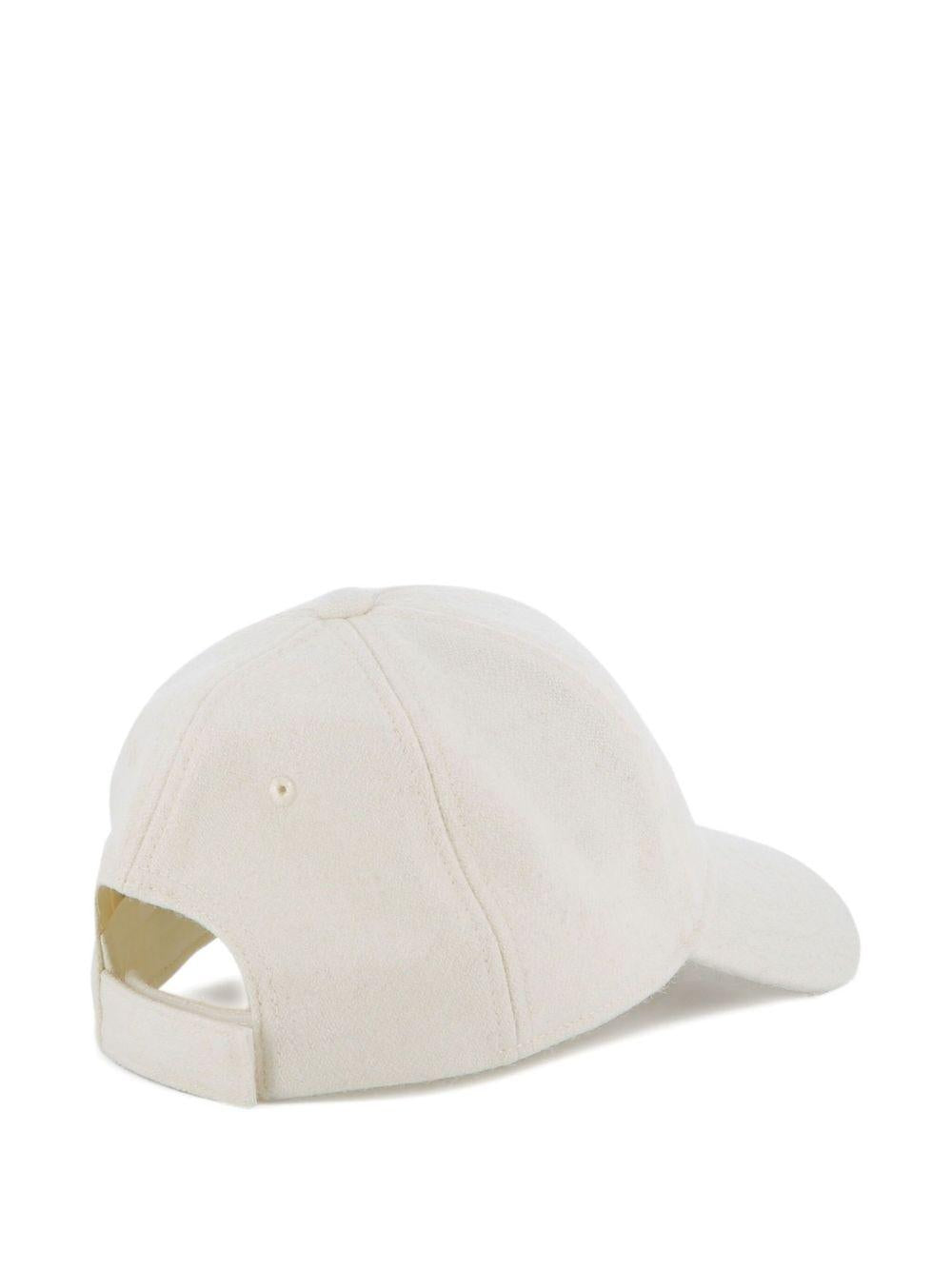 Cappello da baseball per bambina Chloé Kids bianco con ricamo C20681 148 CHLOE' KIDS