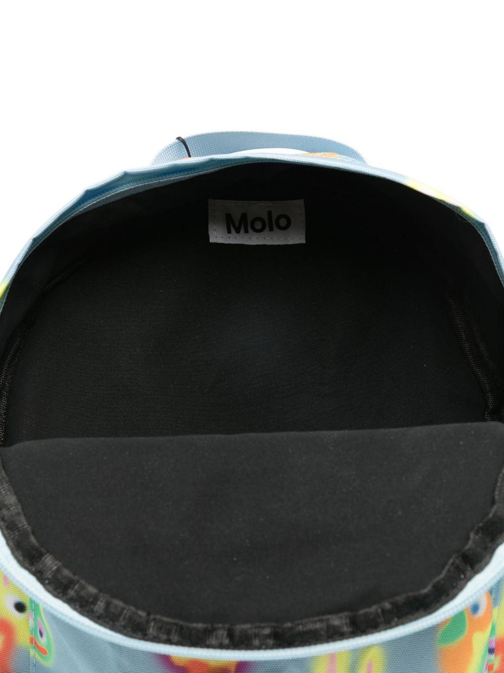 Zaino per bambino Molo blu con stampa grafica all-over 7S26V201 9559 MOLO