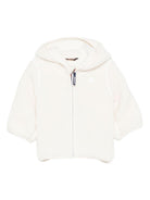 Giubbino per neonati K-Way Kids bianco con fodera in shearling K41478W BBI K-WAY KIDS
