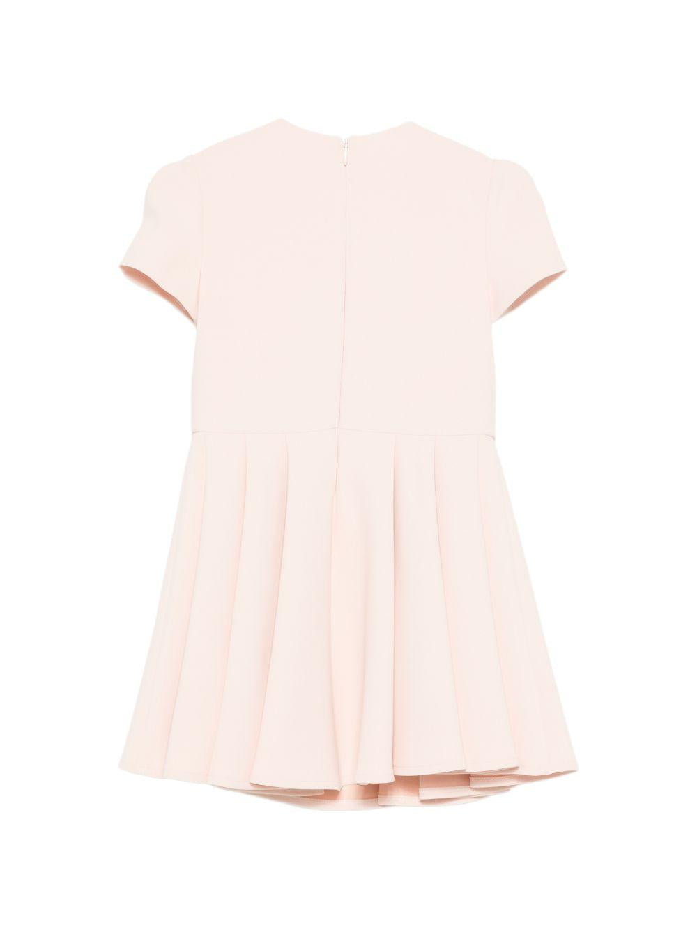 Abito per bambina Elisabetta Franchi La Mia Bambina rosa con logo sul davanti EFAB6660GA022 C036 ElISABETTA FRANCHI