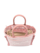 Borsa Vanity Mini per bambina MC2 Saint Barth Kids rosa con logo a contrasto sul davanti VAMI027 00242I MC2 ST. BARTH KIDS