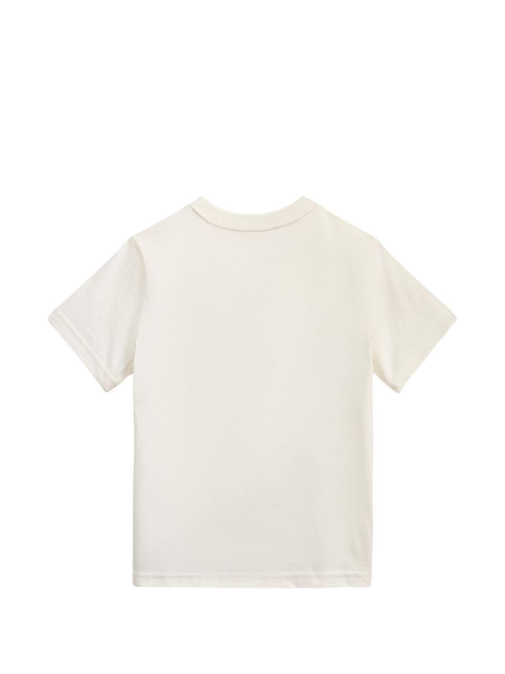 T-shirt per bambino Polo Ralph Lauren Kids bianca con stampa grafica Polo Bear 322A12428 002 Ralph Lauren kids