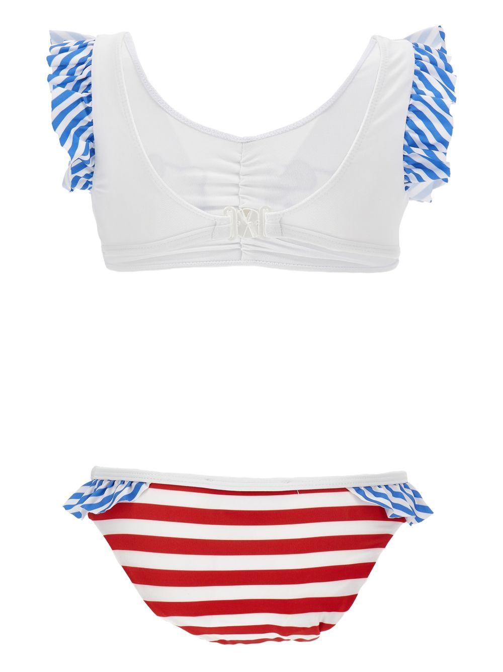 Bikini per bambina Monnalisa x Sanrio Hello Kitty a righe 19G000 7050 4499 MONNALISA