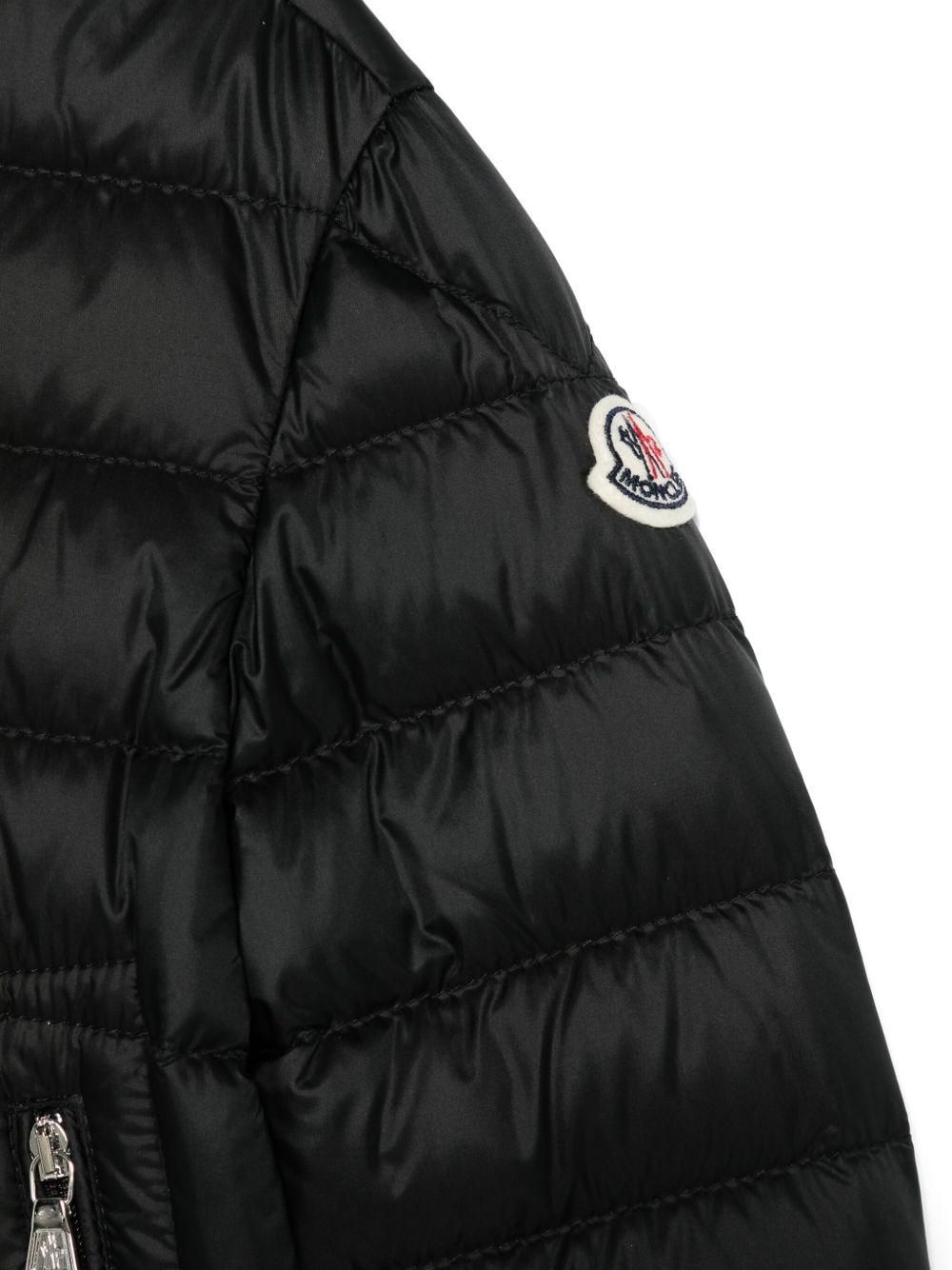 Piumino Acorus per bambino Moncler Enfant nero con polsi regolabili L19541A00035597YF 999 MONCLER ENFANT