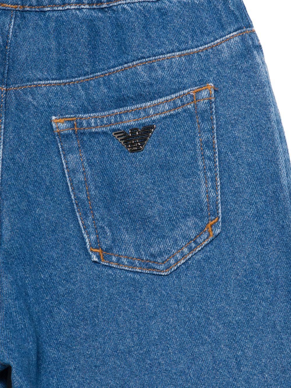 Shorts per bambino Emporio Armani Kids denim con chiusura con coulisse EB001264 AF21778 MB002 EMPORIO ARMANI KIDS