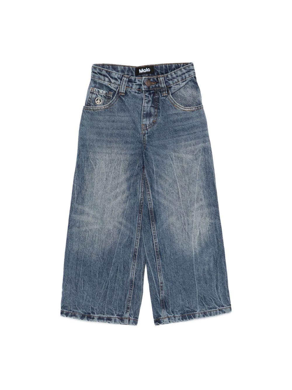 Jeans Askio per bambino Molo denim con design cinque tasche 6S26I112 5662 MOLO