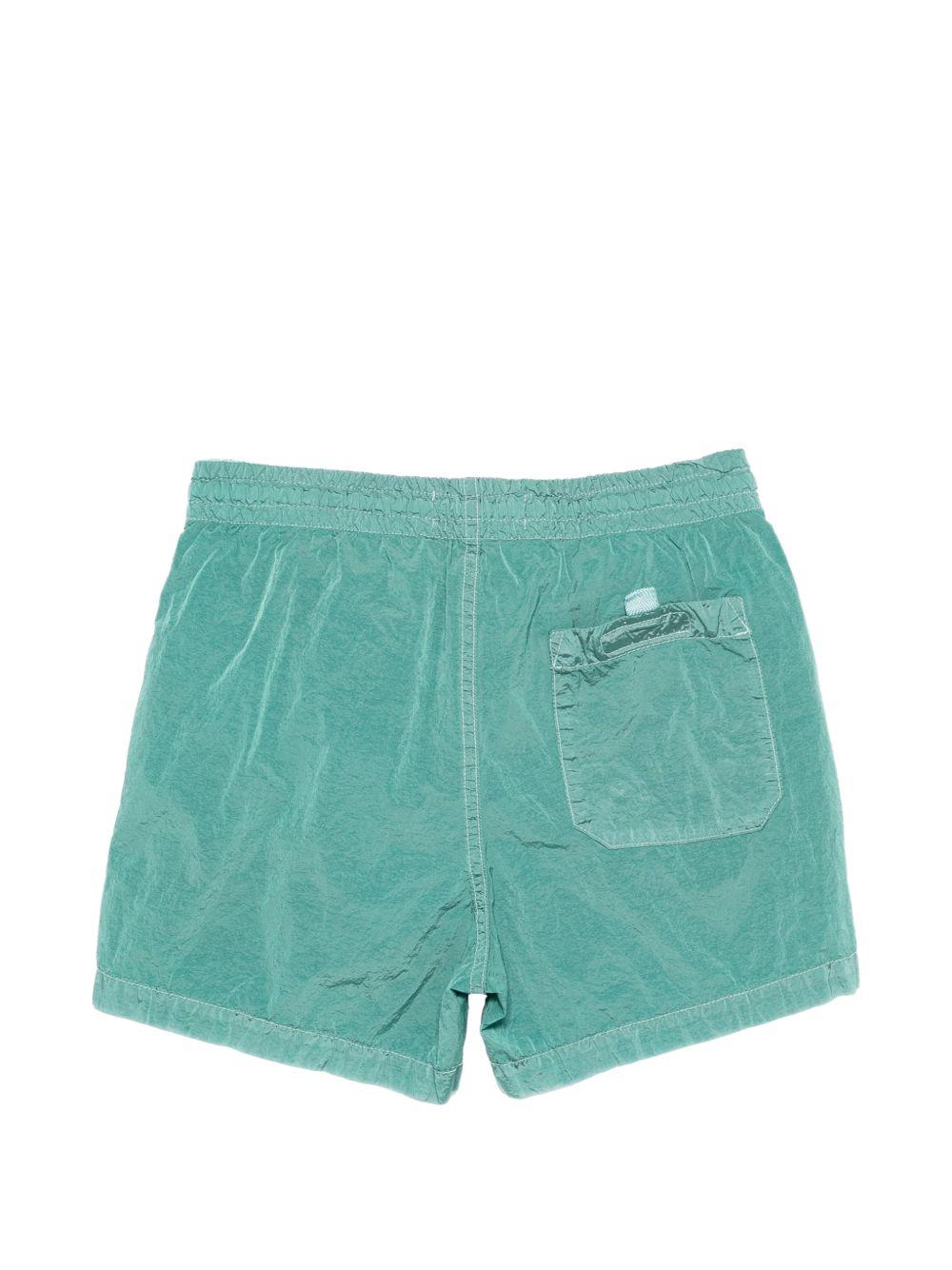 Costume da bagno per bambino Stone Island Junior verde con logo L1S16B100002S0043 V0044 STONE ISLAND JUNIOR