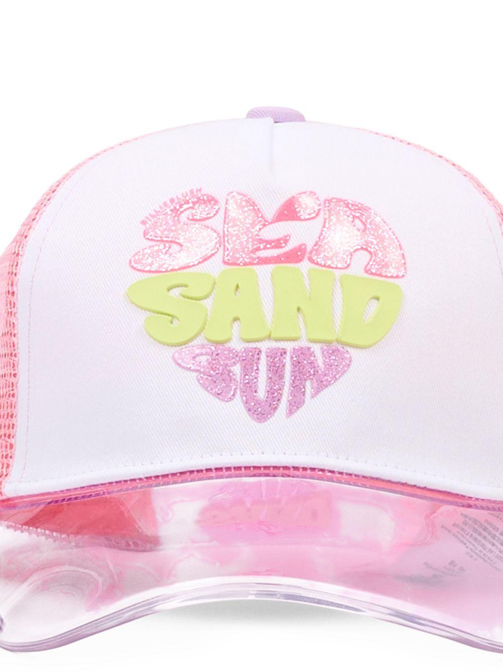 Cappello per bambina Billieblush rosa con logo U22014 10P BILLIEBLUSH