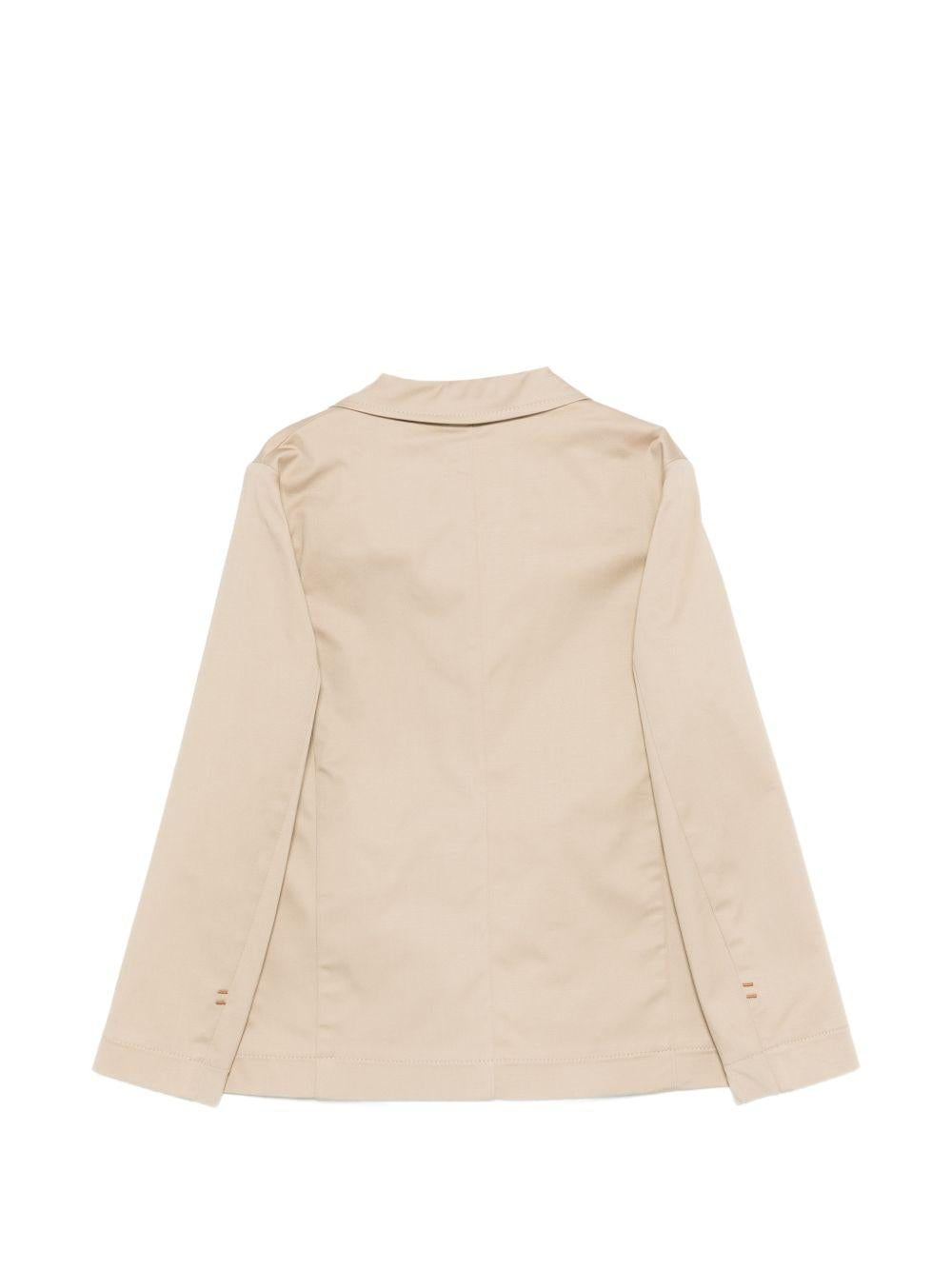 Blazer per bambino DONDUP Kids beige con bottoni sul davanti DMGC0240RA029 0037 DONDUP KIDS