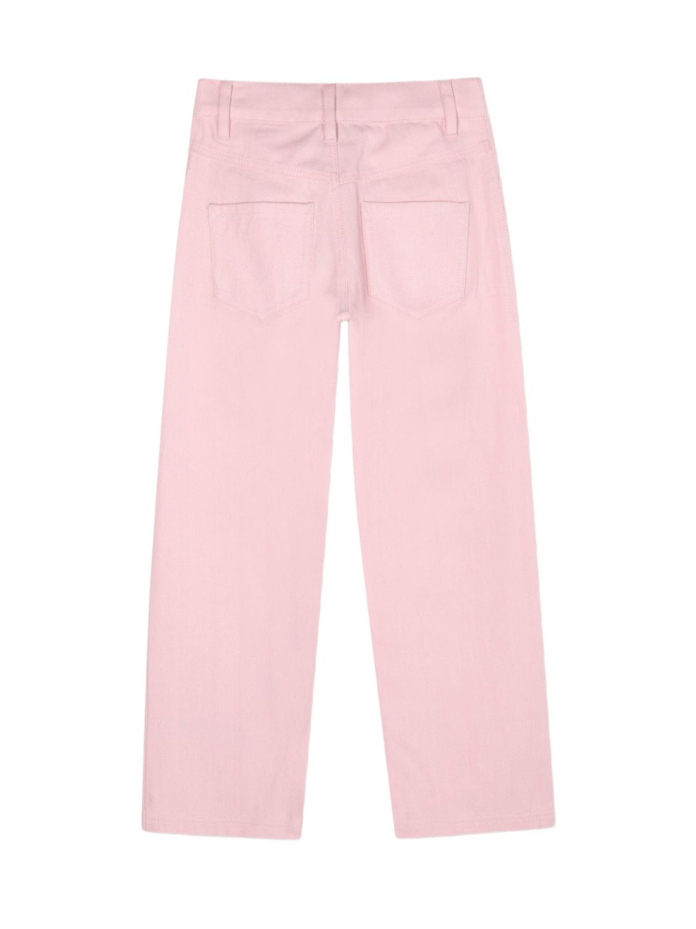 Jeans dritti per bambina The Marc Jacobs Kids rosa con ricamo - Rubino Kids