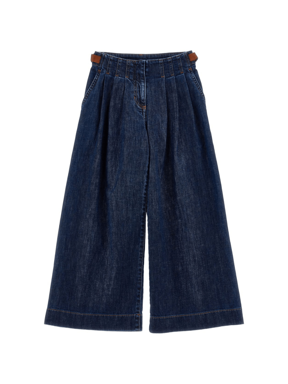 Jeans per bambina Philosophy Di Lorenzo Serafini Kids denim con design plissettato - Rubino Kids