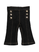 Jeans per neonata Elisabetta Franchi La Mia Bambina in denim con bottoni - Rubino Kids