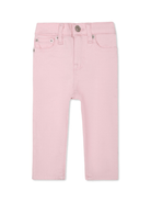 Jeans per neonata Ralph Lauren Kids rosa con applicazione - Rubino Kids