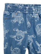 Jeans per neonato Stella McCartney Kids in denim con ricamo all - over - Rubino Kids