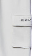 Joggers Bookish per bambino Off - White Kids grigio con tasche cargo - Rubino Kids