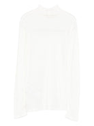 Maglione per bambina Elisabetta Franchi La Mia Bambina bianco con collo alto - Rubino Kids