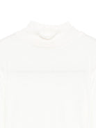 Maglione per bambina Elisabetta Franchi La Mia Bambina bianco con collo alto - Rubino Kids