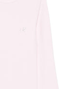 Maglione per bambina Monnalisa rosa con collo alto - Rubino Kids