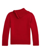 Maglione per bambina Polo Ralph Lauren Kids rosso con motivo con cane scozzese - Rubino Kids