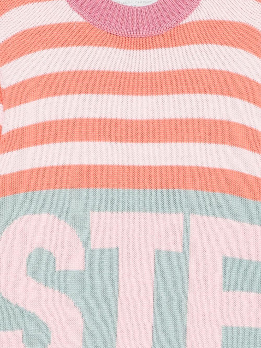 Maglione per bambina Stella McCartney Kids multicolore a righe - Rubino Kids