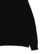 Maglione per bambino C.P. Company Kids nero con trama a coste - Rubino Kids