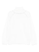 Maglione per bambino Eleventy Kids bianco con maniche raglan - Rubino Kids