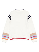 Maglione per bambino Fendi Kids beige con dettaglio a righe - Rubino Kids