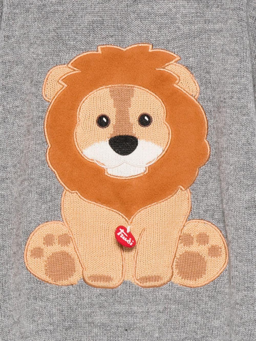 Maglione per bambino MC2 Saint Barth Kids nero con ricamo Grinch sul davanti - Rubino Kids