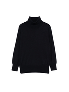 Maglione per bambino Paolo Pecora Kids blu a collo alto - Rubino Kids