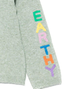 Maglione per bambino Stella McCartney Kids verde con ricamo - Rubino Kids