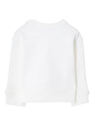 Maglione per neonata Burberry Kids bianco Thomas Bear - Rubino Kids