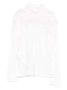 Maglione per neonata Elisabetta Franchi La Mia Bambina bianco con collo alto - Rubino Kids