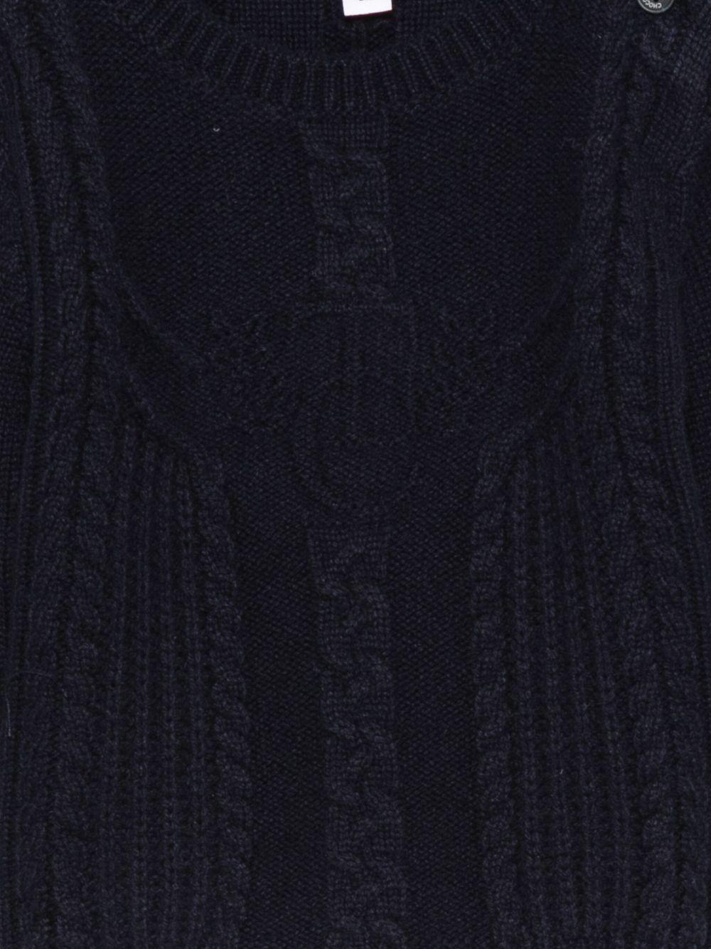 Maglione per neonato Tartine Et Chocolat blu con chiusura a bottoni - Rubino Kids