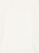 Maglione per neonato Versace Kids beige chiaro con logo a rilievo - Rubino Kids