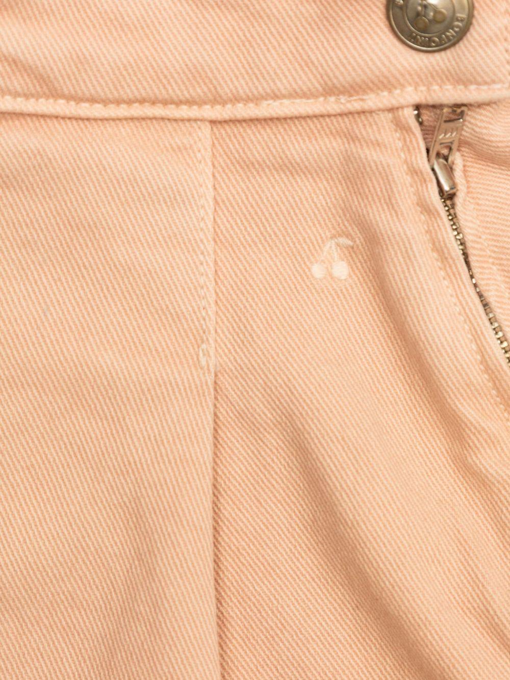 Minigonna per bambina Bonpoint beige plissettata - Rubino Kids