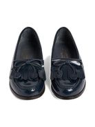 Mocassini per bambina Bonpoint Jazz blu con frange - Rubino Kids