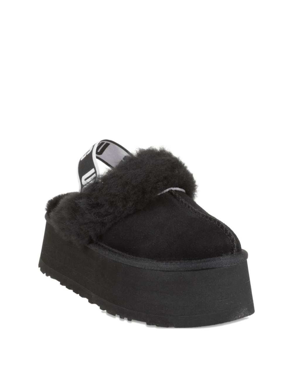 Mules per bambina UGG Kids Funkette nero con plateau - Rubino Kids