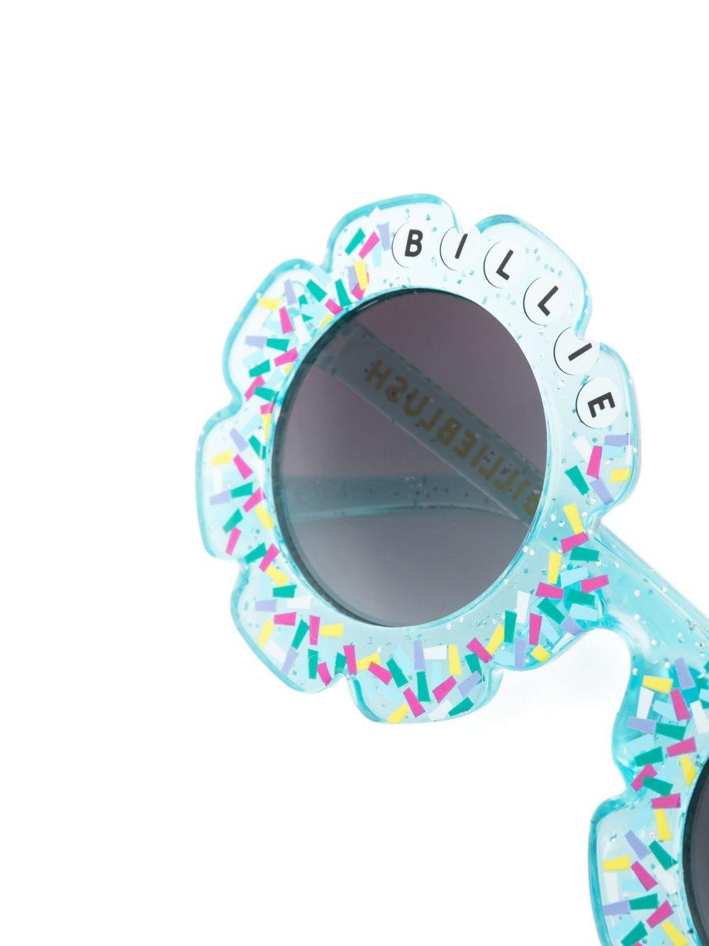 Occhiali da sole per bambina Billieblush azzurri con dettaglio logo - Rubino Kids