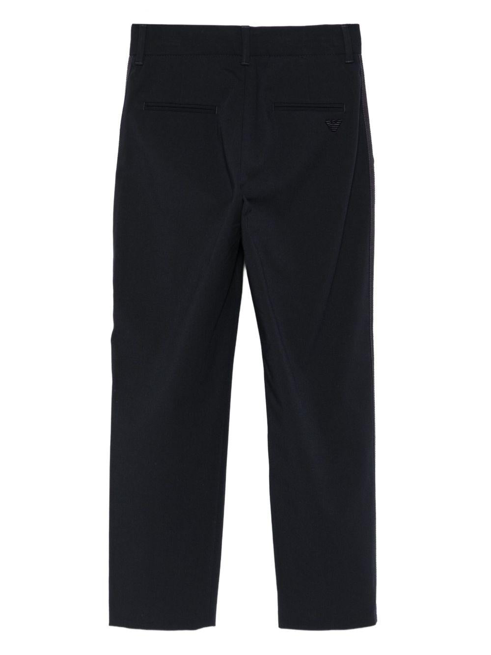 Pantaloni da tuta per bambino Emporio Armani Kids nero con logo - Rubino Kids