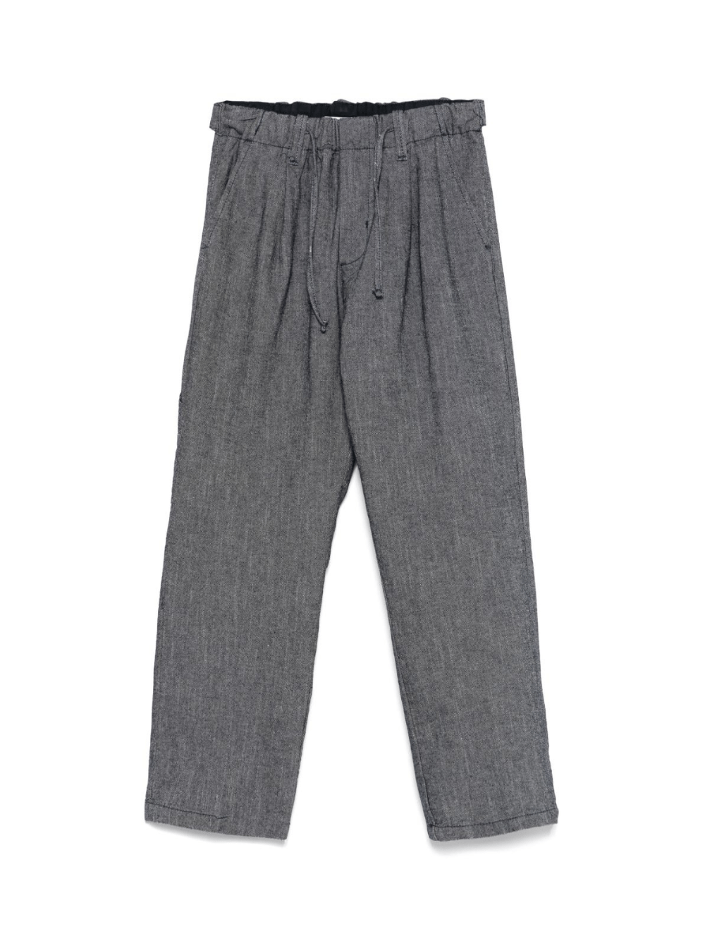 Pantaloni dritti per bambino Paolo Pecora Kids grigio con coulisse - Rubino Kids
