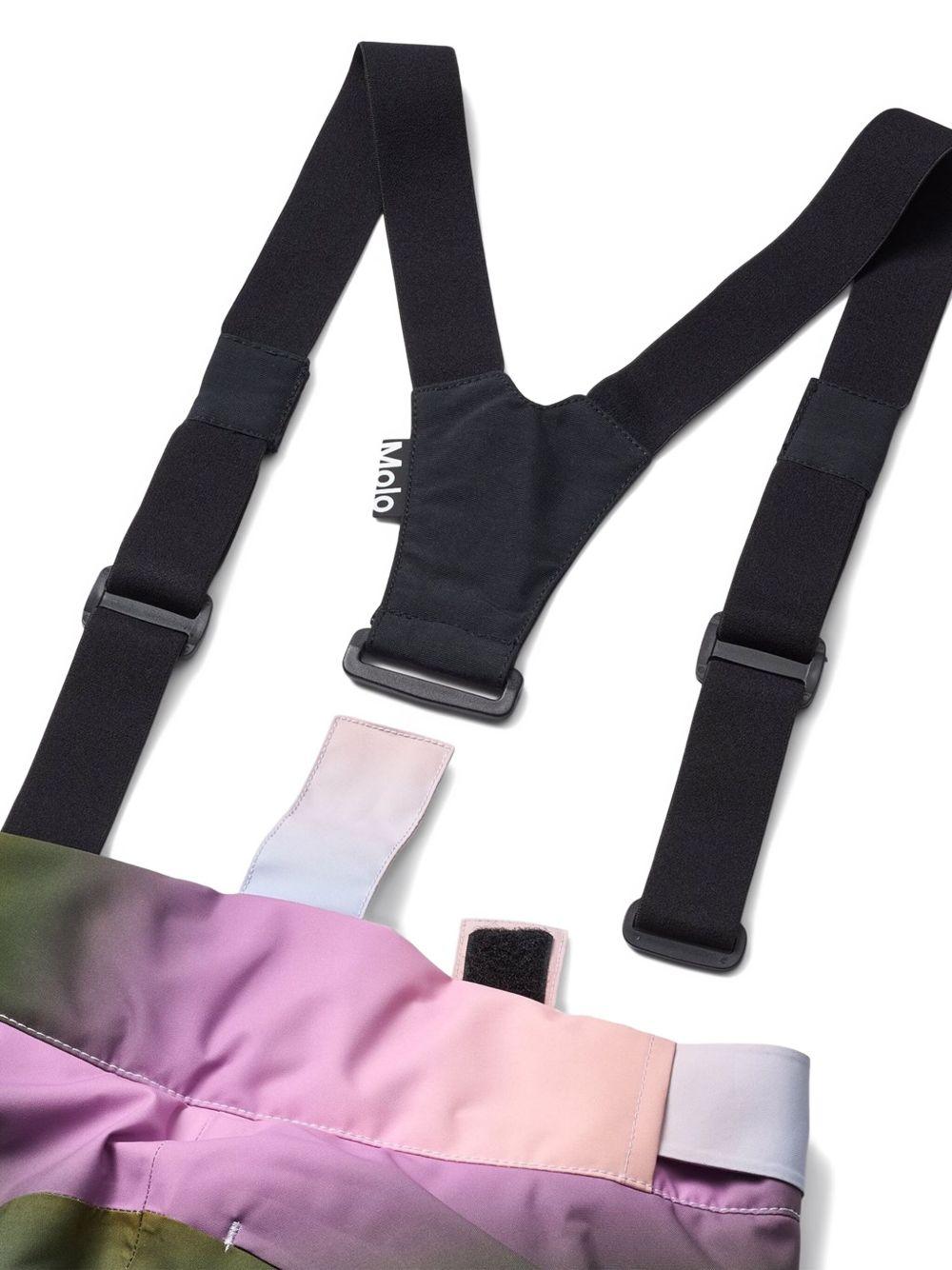 Pantaloni Jump Pro per bambina Molo multicolore con chiusura con zip nascosta e bottone - Rubino Kids