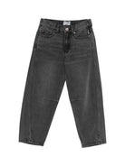 Pantaloni per bambina Moschino Kids neri con cinque tasche - Rubino Kids