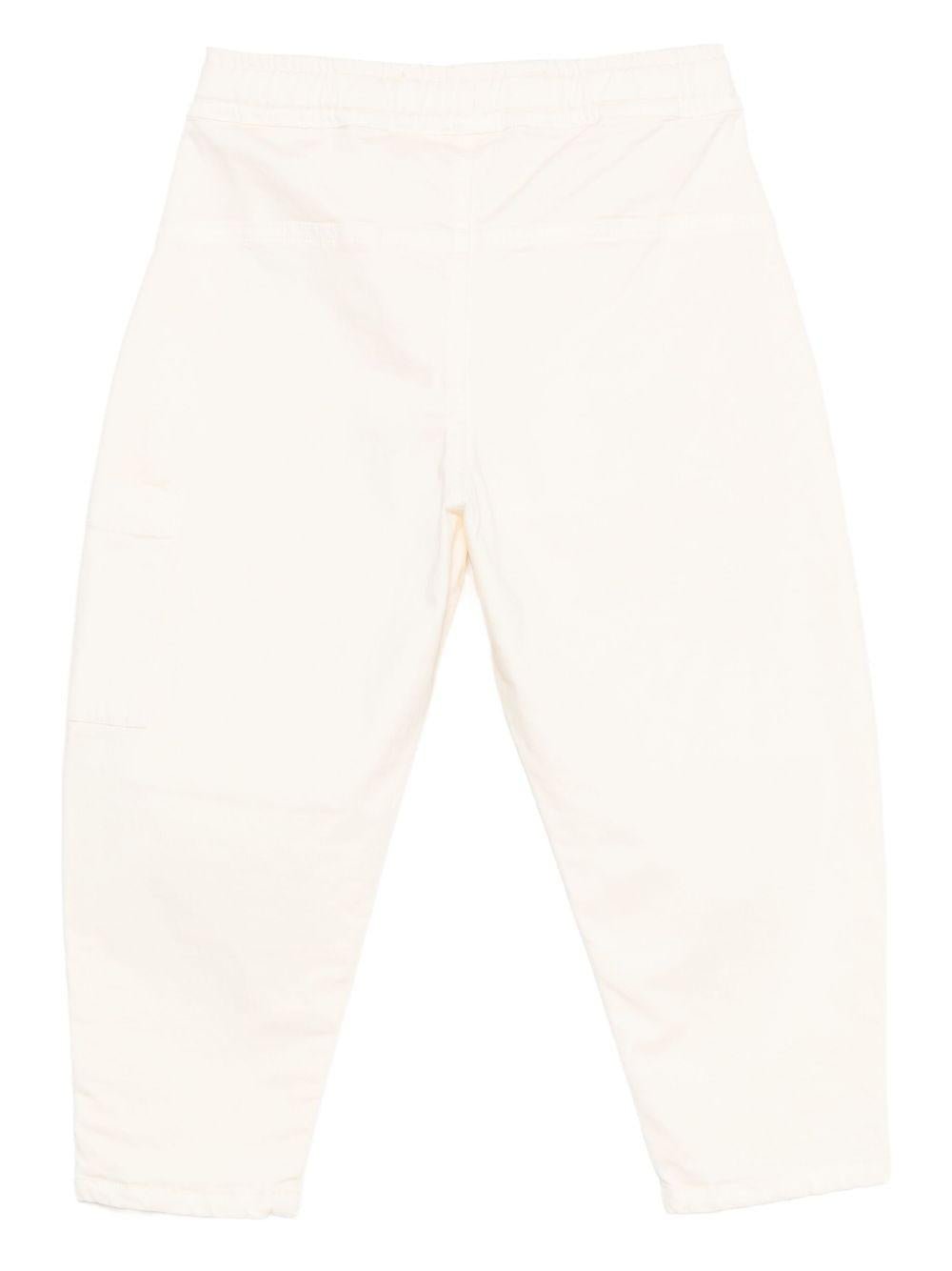 Pantaloni per bambino Aspesi Kids bianchi con tasche laterali - Rubino Kids