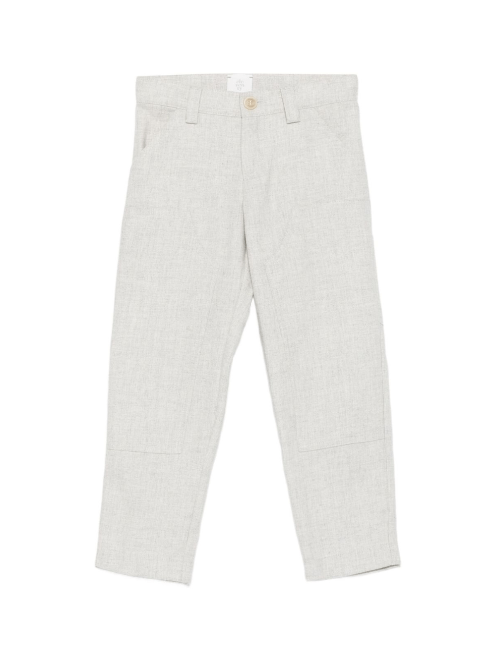 Pantaloni per bambino Eleventy Kids grigi con tasche posteriori applicate - Rubino Kids